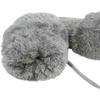 1-4 Years Baby Boys Girls Faux Fur Hanging Neck Cute Cartoon Knitted Mittens Kids Gloves Thick Warm