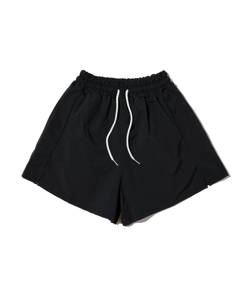 CARGOBROS FOR WOMAN Summer Light Nylon Elastic Shorts (Black)