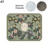 Quick Drying Dish Mat Printed Kitchen Tableware Coffee Draining Pad Dinnerware Cup Bottle Placemat Super Absorbent CoffeeMats