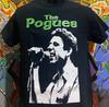 Винтажная футболка The Pogues Band In Concert Хлопок Черный Все Размеры Мужская Женская Футболка TR106 Унисекс Футболка