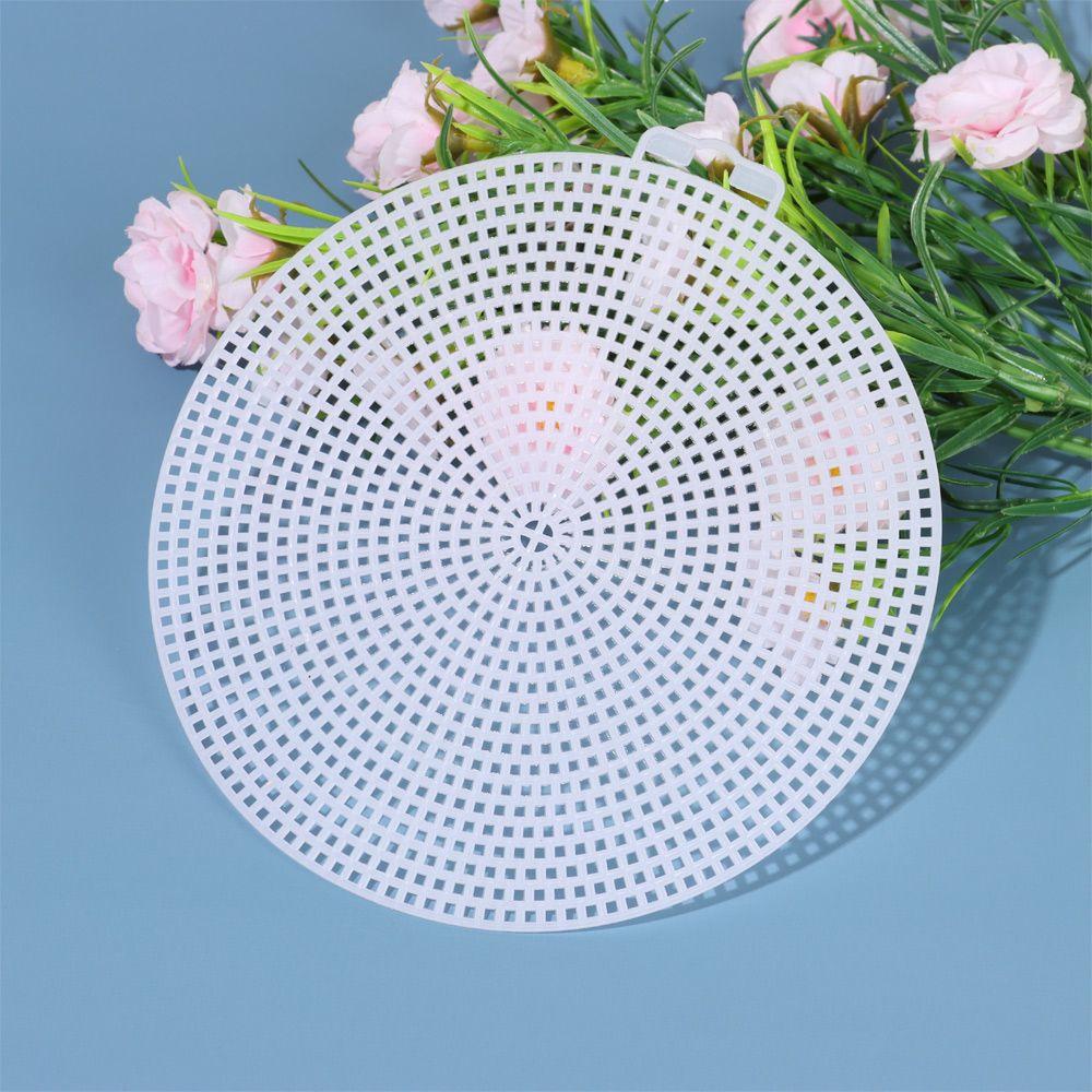 Белый DIY Ассистент для плетения сумок Плетеный материал Сетчатая пластина Вязаная деталь