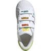 adidas Оригинальные Superstar 2 Classic Shell Toe Удобные Низкие Детские Кеды для Скейтбординга Детские Кроссовки Белый Зеленый JS2469