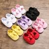 Baby Shoes Spring and Autumn 0-1 Year Old Girl Baby Shoes Princess Series Bowknot Solid Color Toddler Shoes