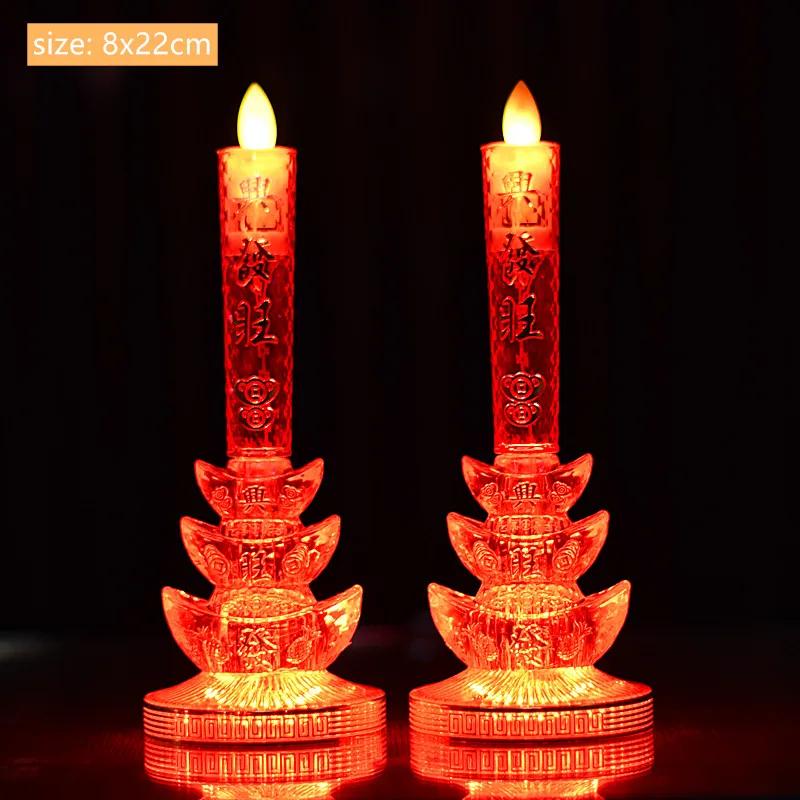 2 шт. имитация пламени буддийской Гуаньинь закрепленное украшение для дома фэн-хуэй украшение приносящее удачу