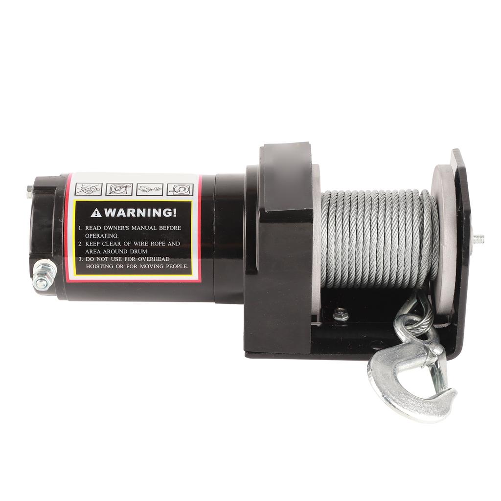 Электрическая буксирная лебедка с дистанционным управлением, малошумная, 12 В постоянного тока, 2500 фунтов для ATV UTV