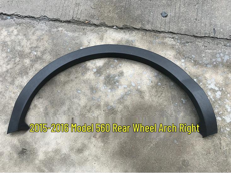 Брызговики колесных арок передние и задние с клипсами для Baojun 560/510/310/310W