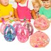 DIY Slime Toy Stretchy Non-sticky Egg Style Faux Pearl Crystal Cloud Anti-stress Vent Toys Colorful Transparent Slime Clay Playing Toys Kid Toy Gift