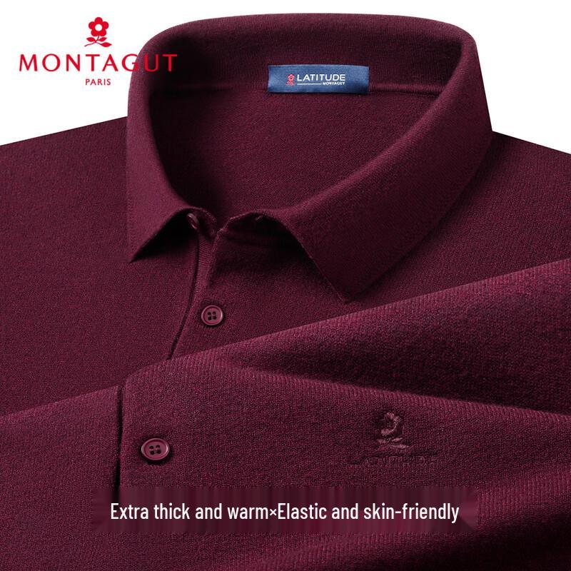 Мужской трикотажный свитер поло MONTAGUT