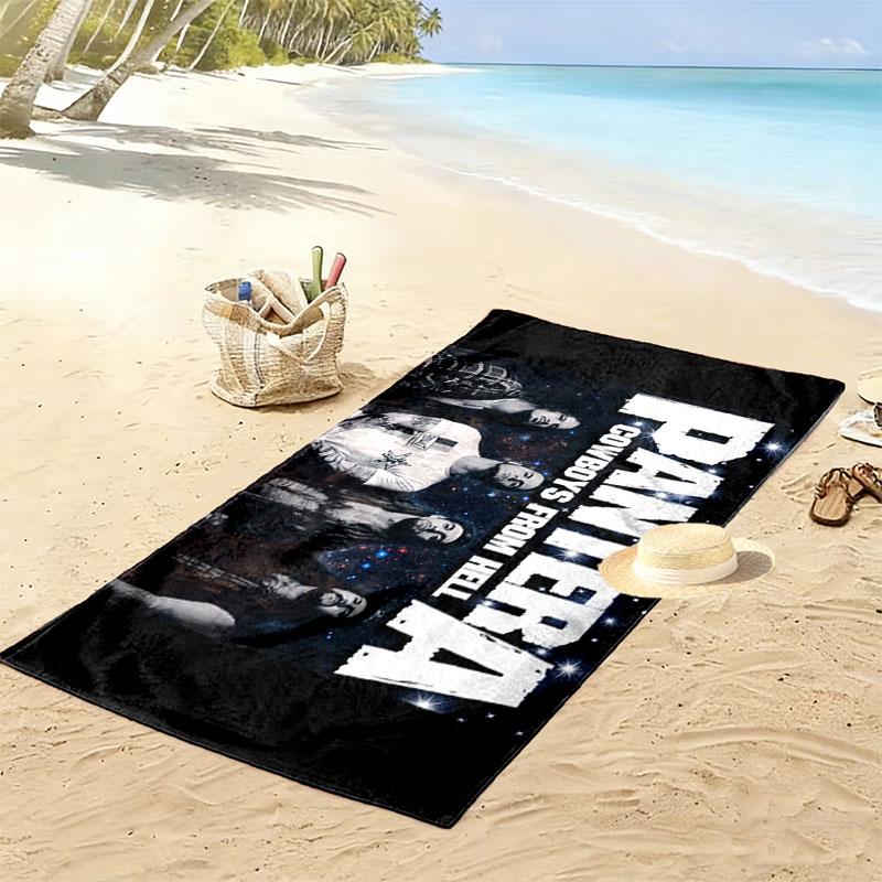 Panteras FC Print Beach Towel, Large Soft Quick Dry Towel for Beach Camping Swimming