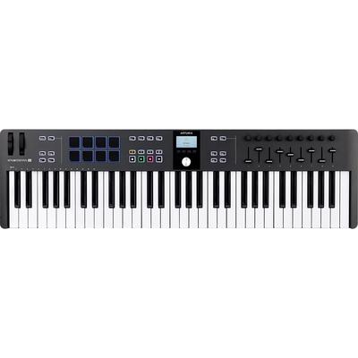 Контроллер клавиатуры MIDI ARTURIA KeyLab Essential 61 mk3 BK