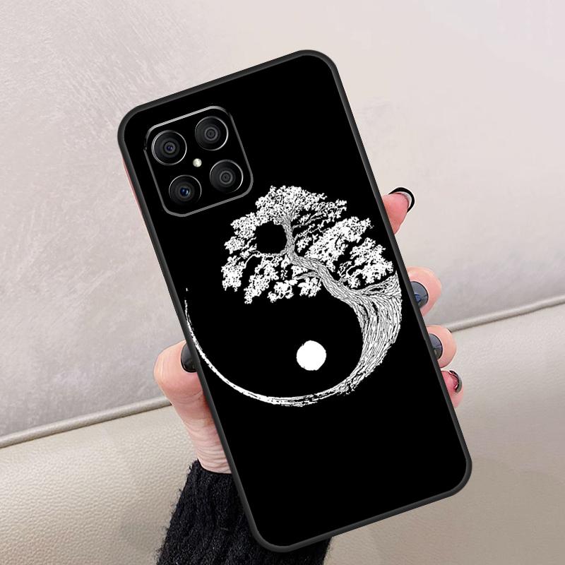 Инь Ян Черно-Белый Для Honor Magic 8 Pro 6 7 Lite Чехол Для Honor Win RT 400 200 50 70 90 X8c X8b X9a X9b X9c X9d