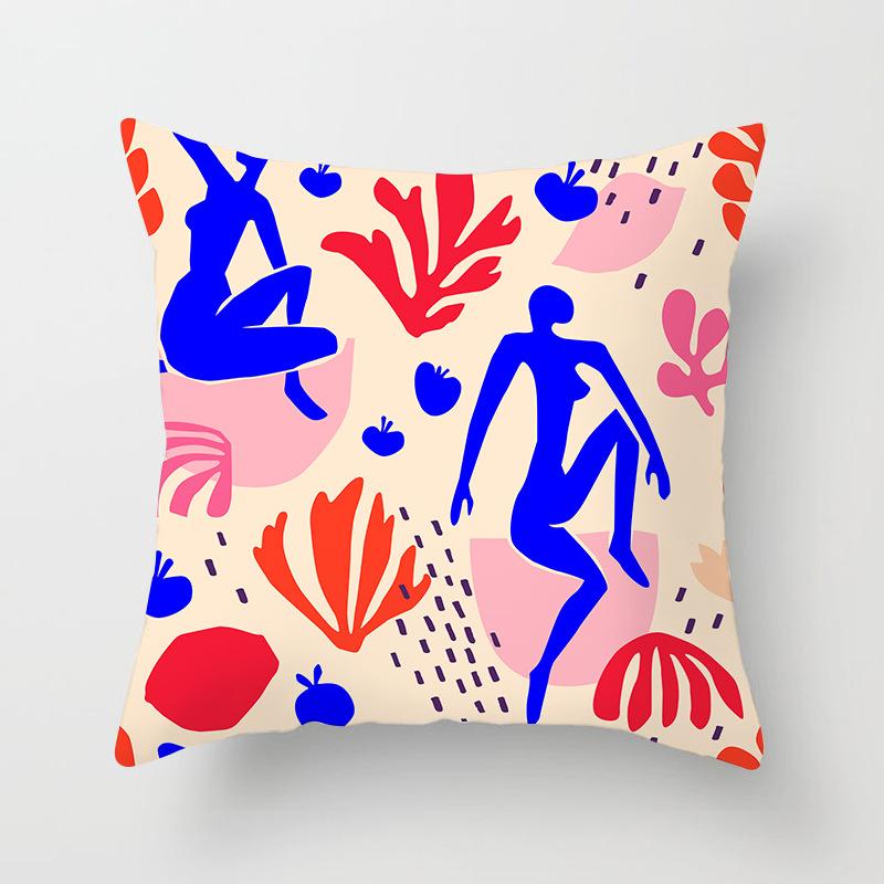 New Abstract Painting Pillowcase Matisse Series Pillows Sofa Car Cushion Pillowcase