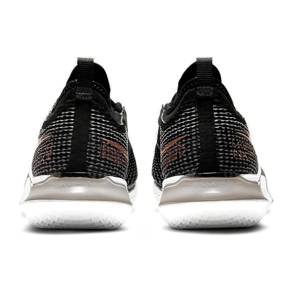 Womens NikeCourt React Vapor NXT 'Black Metallic Red Bronze' (women's sizes) Black / Metallic Red Bronze / White Tennis Shoes CV0742 002