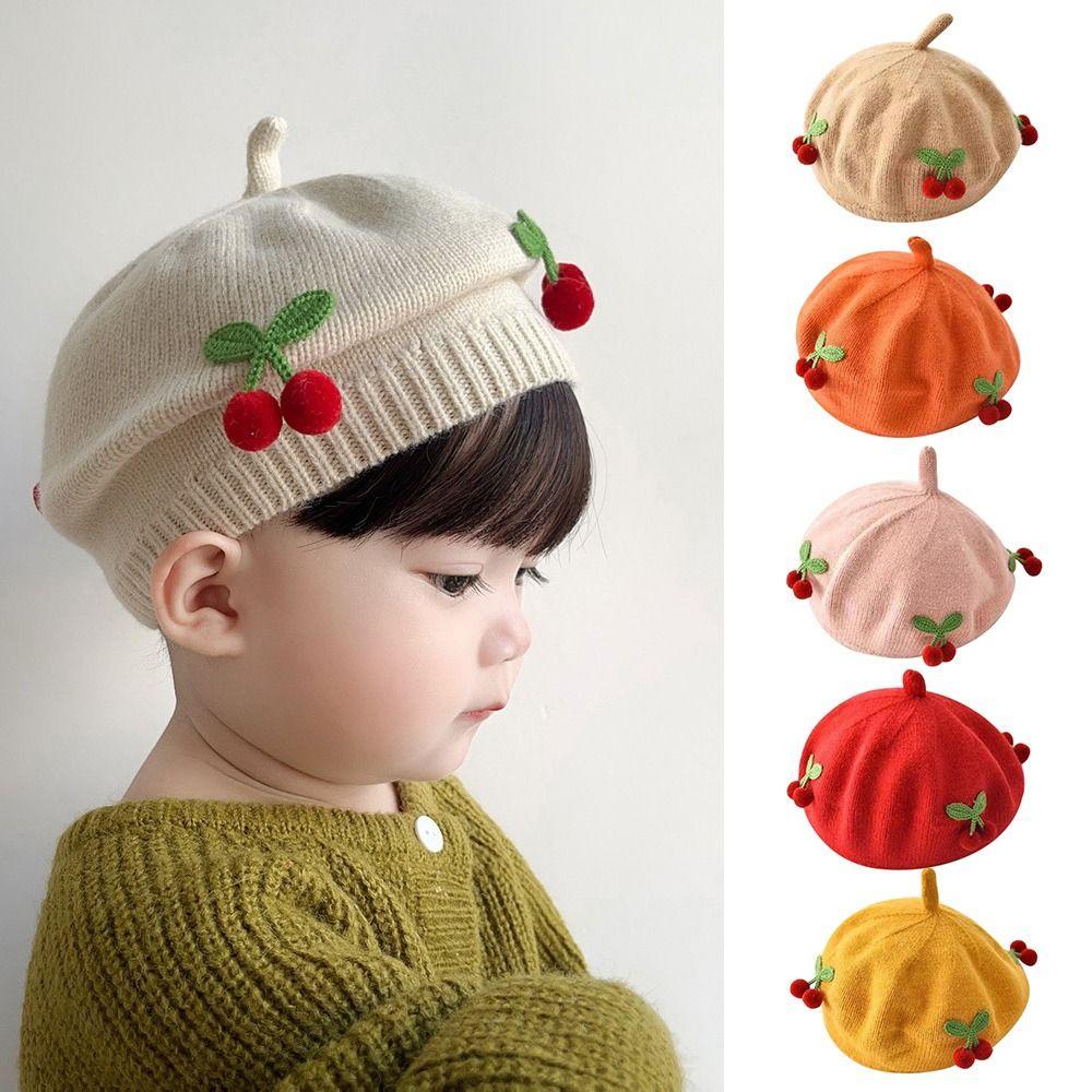 Knit Bonnet Kids Knitted Hats Fashion Autumn Winter Children Hat Newborn Toddler
