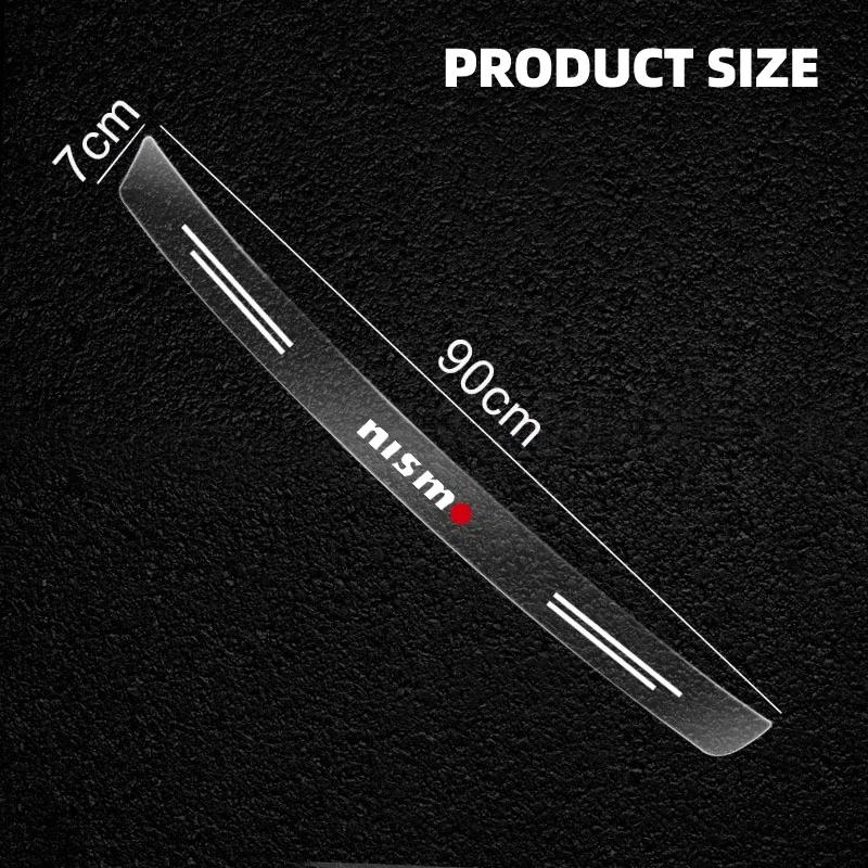 Transparent Car Trunk Badge Protective Sticker For Nissan Nismo Qashqai Teana X Trail T32 T31 Tiida Juke Car Styling Accessories