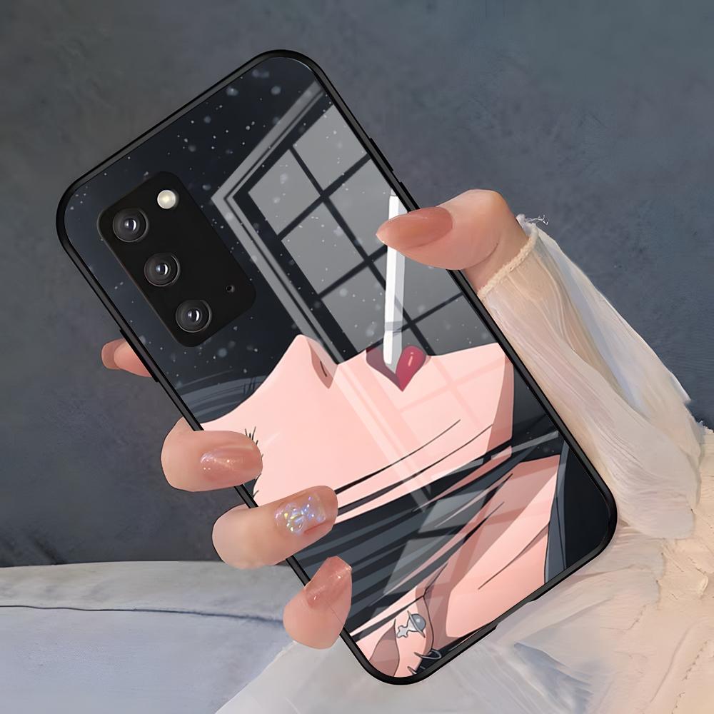 Чехол для телефона с Наной Осаки из аниме для Samsung S26 S25 Plus S20 S20 Plus S22 Ultra S23 FE S21 Plus S21 Ultra Стеклянная крышка