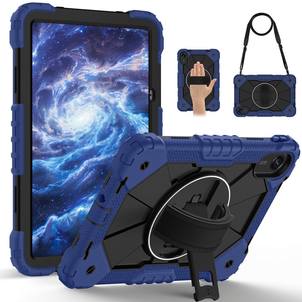Handle Grip Case for Xiaomi Redmi Pad 2 2025 11.0 Inch 25040RP0AG 25040RP0AI Rotating Stand Heavy Duty Cover with Shoulder Strap