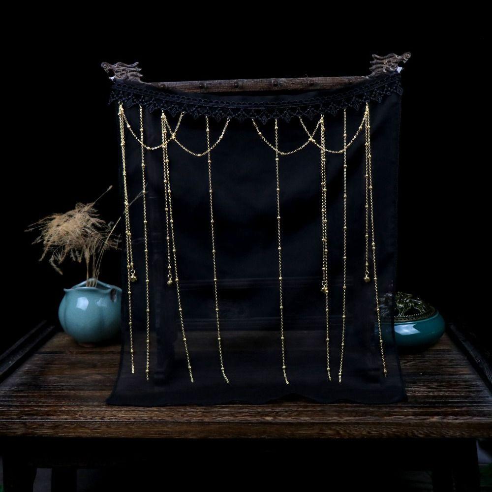 Вуаль для лица с кисточками Hanfu, древний стиль, китайские аксессуары Hanfu, солнцезащитная маска, классический танец