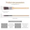 Набор профессиональных маленьких кистей для рисования, 15 шт., с деревянной ручкой, 1 дюйм, кисти для краски для стен, потолка, лестницы и перил