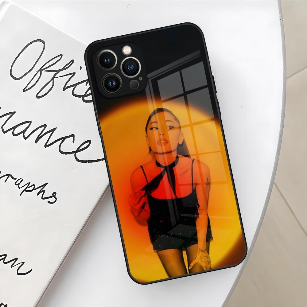 Чехол для телефона Арианы Гранде для Iphone 17 16 Air 15 14 12 11 13 Pro Max Mini X Xr Xs Se Стеклянный чехол Puls