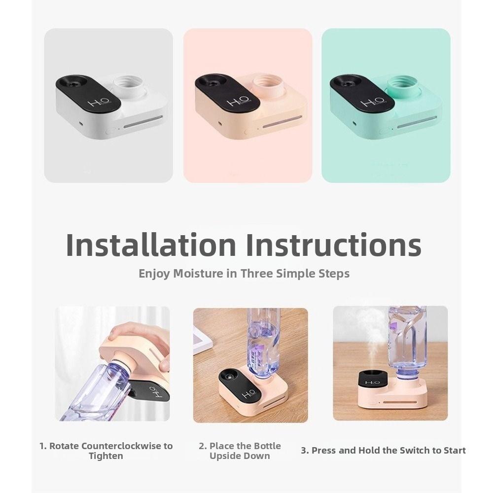 Large Capacity Desktop Humidifier Camera Shape Air Purifier Desktop Air Diffuser  For Car