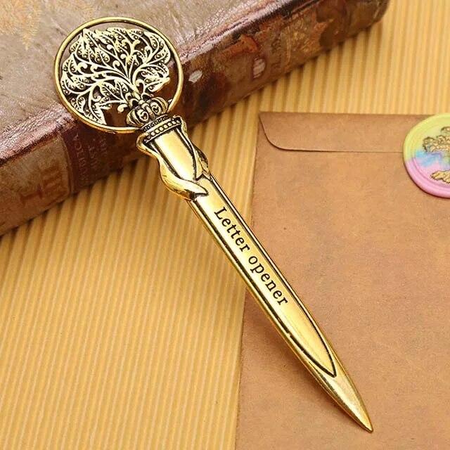 Универсальный нож в стиле ретро, ​​мини-портативный нож для резки бумаги, открывалка для конвертов с письмами, нож для экспресс-коробки, нож для резки коробок, принадлежности для студентов