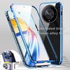 Чехол для Huawei Honor X9d X9c X9b X9a X50 с двусторонним закаленным стеклом и металлической рамкой, бамперами для телефона, защитой всей камеры