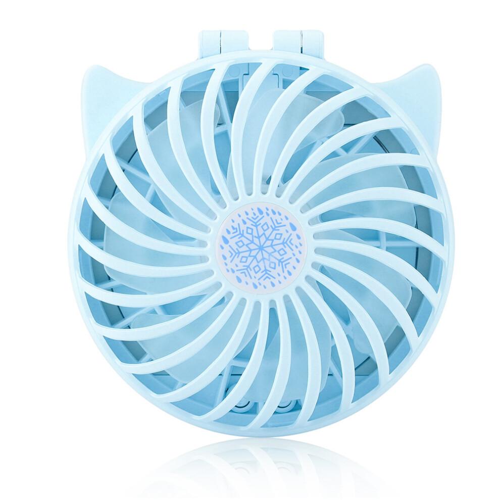Portable Handheld Fan, Quiet Mini Desk Fan, 3 Speeds Adjustable, Rechargeable Battery Operated, Ultra Low Noise 360 Degree Rotation for Travel Outdoor