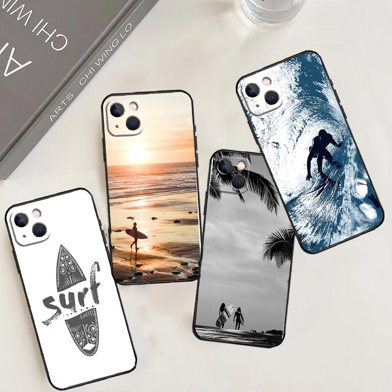 Чехол для телефона 'Волна для серфинга' для iPhone 17 Pro Max 16 14 13 12 11 15 Pro Max Plus 12 13 Mini 16e 17 Air