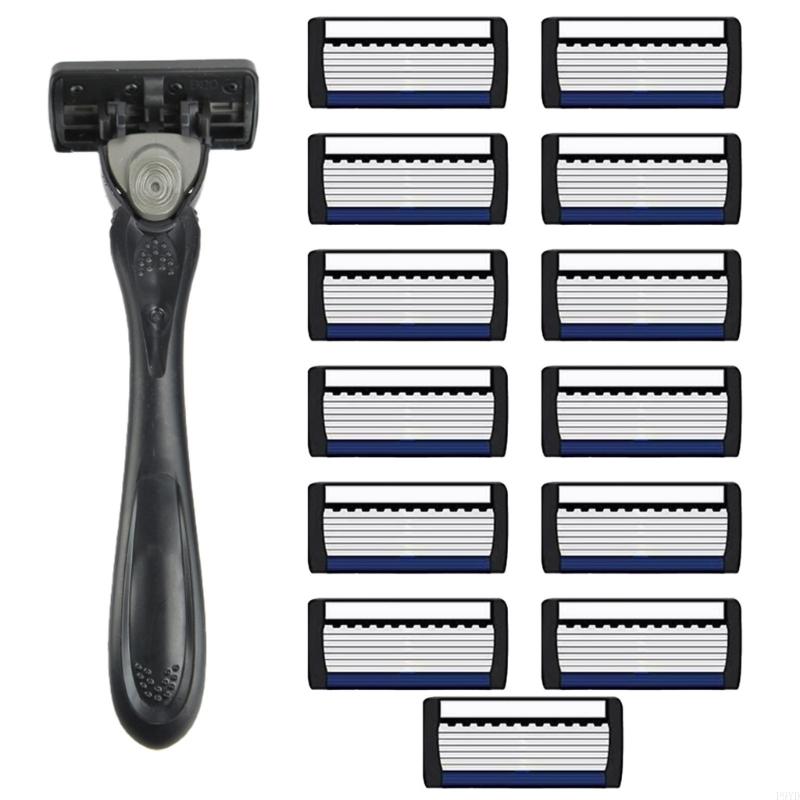 Мужские водонепроницаемые ручные бритвы 7-слойные бритвы с бритвенными головками безопасные бритвы для удаления волос ручная бритва для ежедневного использования