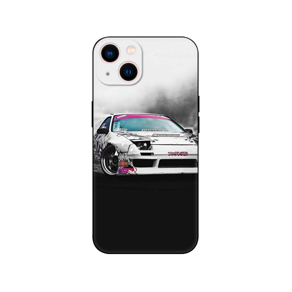 Черный чехол из ТПУ для iPhone 5 5s se 2020 6 6s 7 8 plus x 10 XR XS 11 12 13 mini pro MAX задняя крышка мода автомобиль спорт