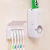 Automatic Toothpaste Dispenser &; Toothbrush Holder