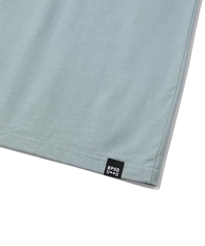 EPISODE UNTITLED Cutting Printing Patch Long Sleeves_Blue