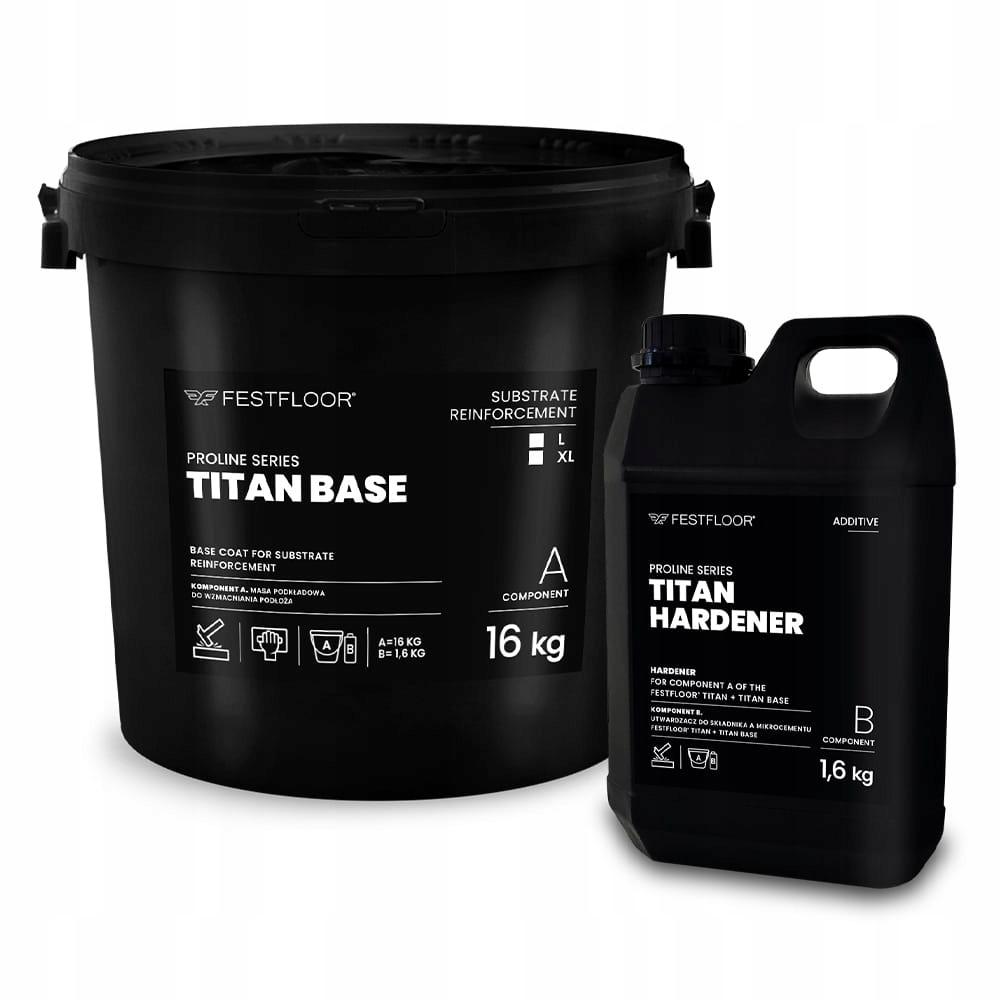 Titan base 16 kg + 1,6 kg - podkład pod mikrocement titan