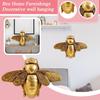 Golden Bee Home Decoration Craft Wall Hanging, Insect Creative Decorative Pendant