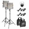 Neewer 2 Pack Dimmable Bicolor 480 LED Video Light and Stand Lighting Kit 3200K-5600K CRI 96+ LED Panel with U Bracket, 75" for YouTube Studio and Vid