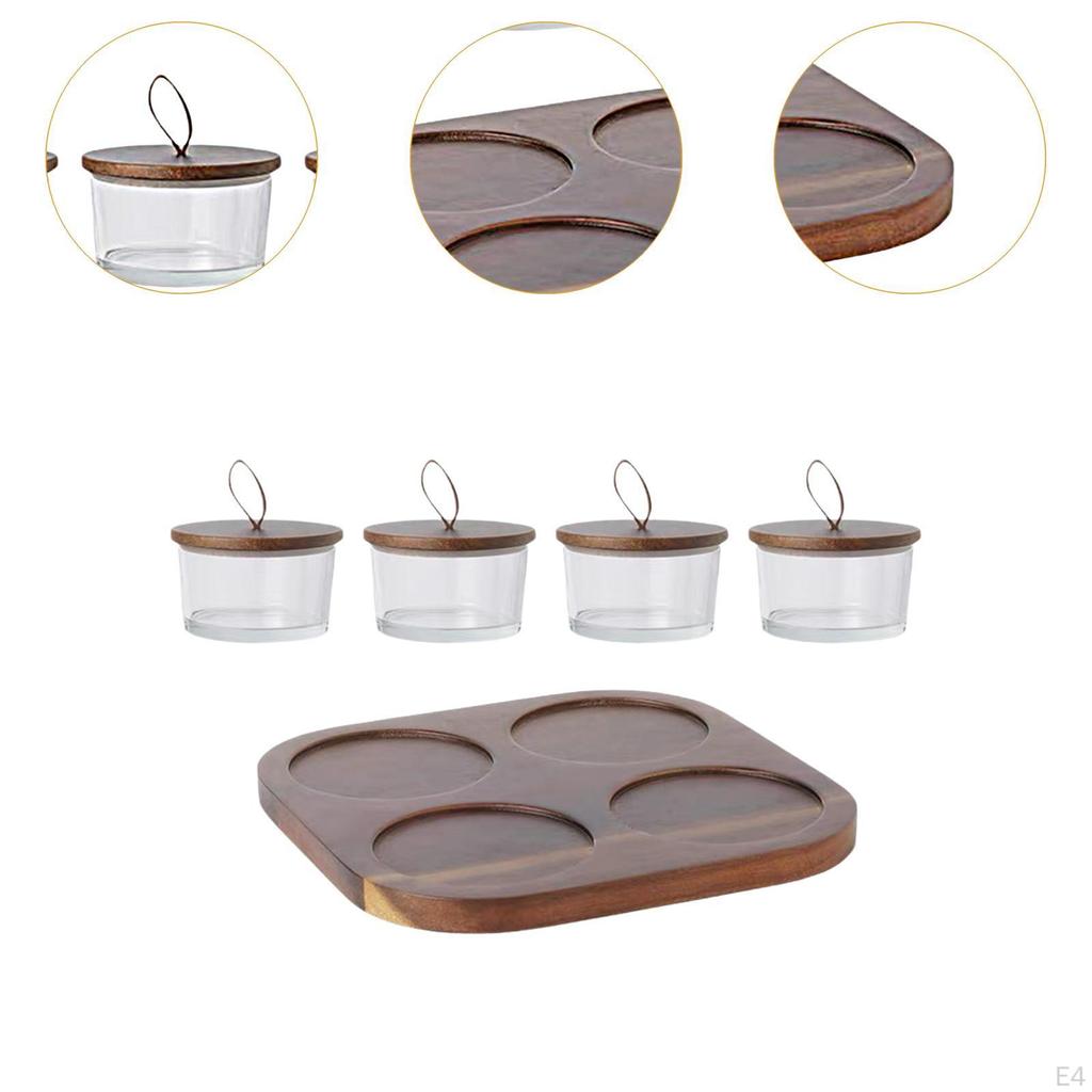 Элегантный стеклянный контейнер для хранения сухофруктов и орехов