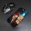 Чехол для телефона D-Diabolik-ks Anime L-Lovers для iPhone 17, 16, 15, 14, 13, 12, 11 Plus, Pro Max, Цветной, Посеребренный, Внутренняя крышка