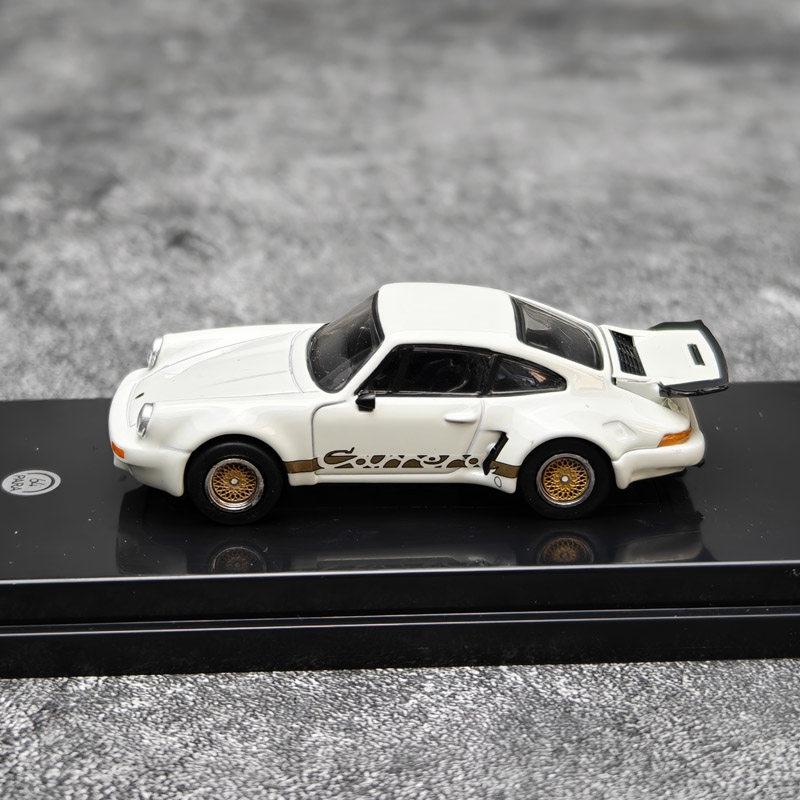 PARA64 1:64 911 Carrera RSR 3.0 1974 Статическая модель автомобиля из литого алюминиевого сплава, коллекционный предмет для мальчиков, декоративный элемент.