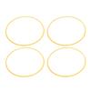 4Pcs 19 Inch Wheel Rim Protector Aluminum Alloy Anti Scratch Self Adhesive Wheel Rim Protection Guar