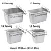 Rust-proof Food Storage Box Rectangular Food Preparation Box Canteen Food Basin  Hotel