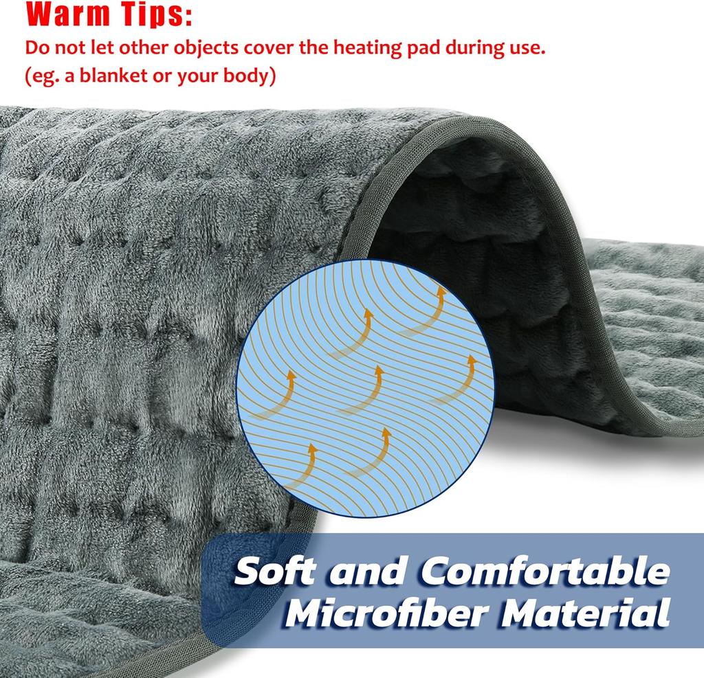 Электрическая грелка для облегчения боли, грелки для спины, шеи, живота с автоматическим отключением, грелка для колена, плеча, ног и т.д.