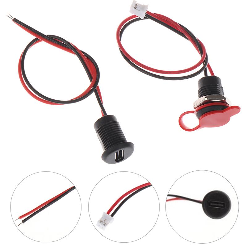 Usb-C 2Pin Сильноточный разъем для зарядки с разъемом Ph2.0 Nut Snap Lock Plate