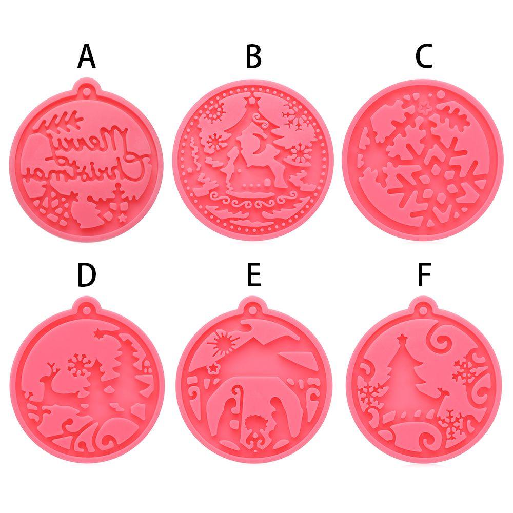 Candy Chocolate Cake Tools Silicone Moulds Keychain Molds Jewelry Making Tool Christmas Ball Mold