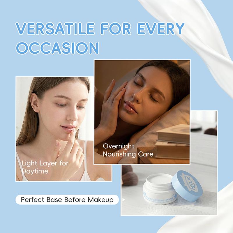 Ночная маска для губ 8 г – Ночной питательный уход с гиалуроновой кислотой и маслом ши, для наполнения, увлажнения и смягчения сухих губ