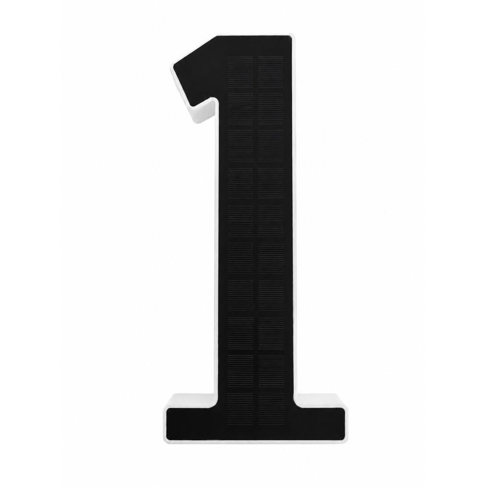 Highlighting LED House Number Plaque IP65 Waterproof Solar Digital Doorplate  Home