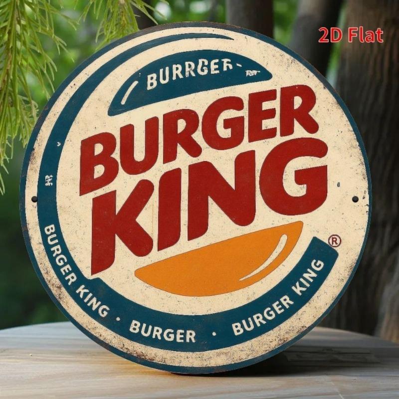 Witch Broom Halloween Sign, Round Aluminum Wall Plaque 20x20cm