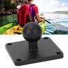 Aluminum Alloy Ball Mount Adapter Plate 1 Inch AMPS Square Plate Durable Ball Mount Base  for Cars
