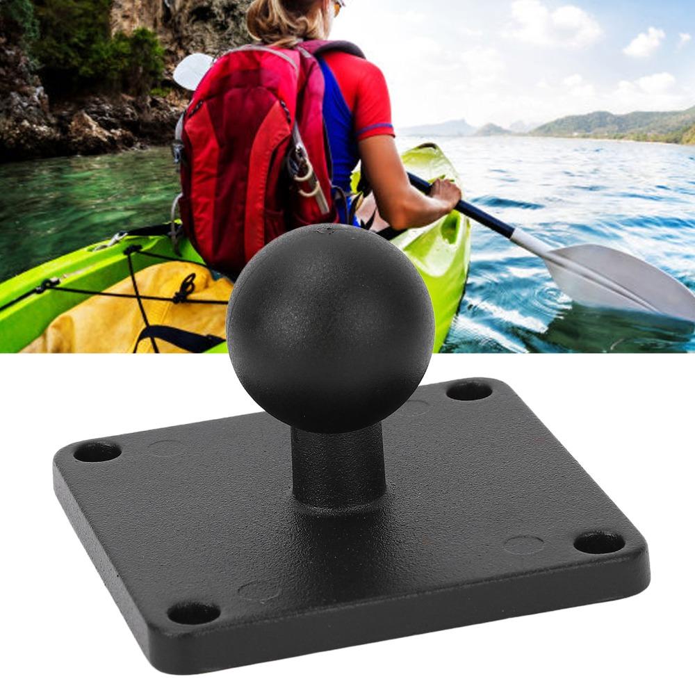 Aluminum Alloy Ball Mount Adapter Plate 1 Inch AMPS Square Plate Durable Ball Mount Base  for Cars