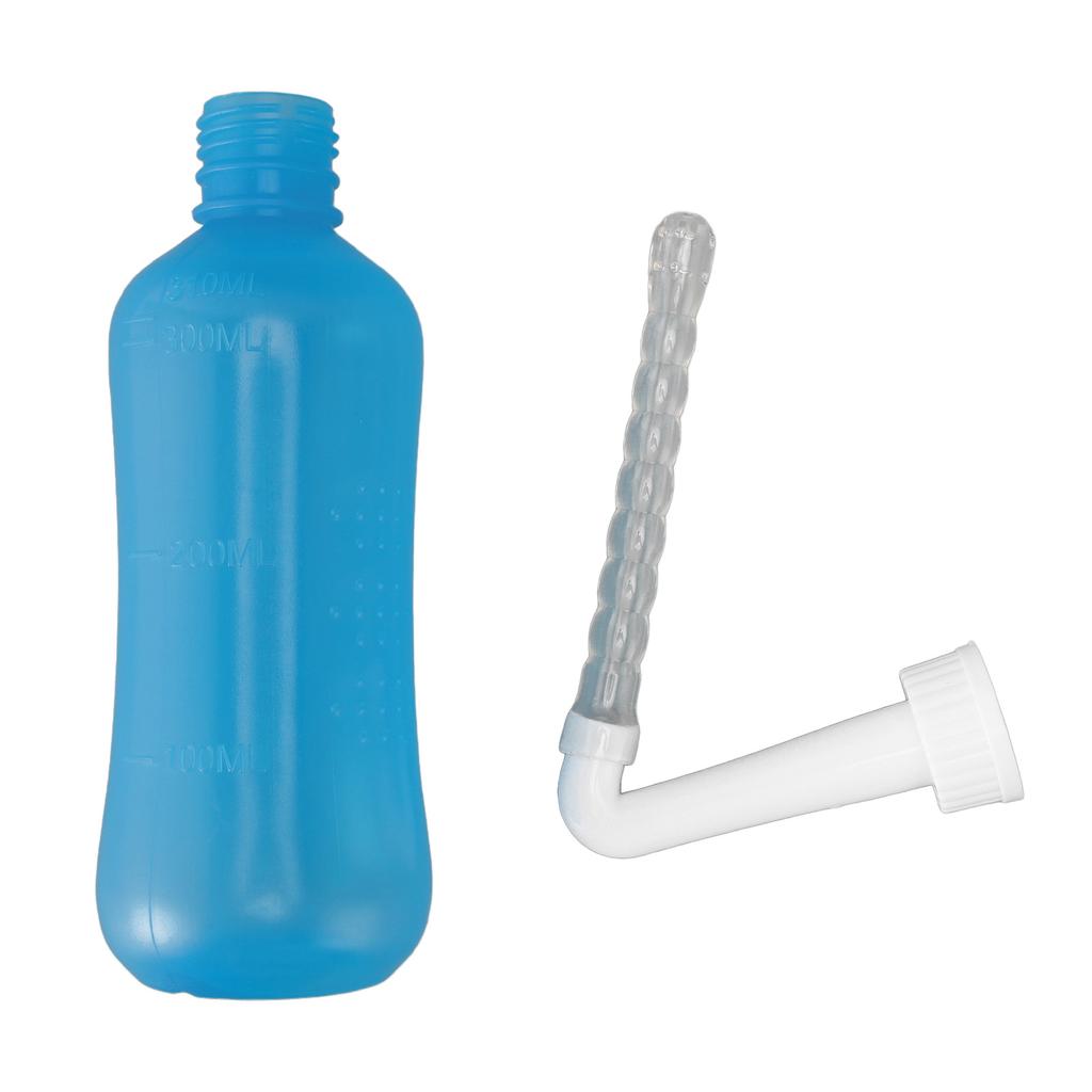 Neti Pot Sinus Rinse Bottle Silicone ABS Manual Nose Wash Cleaner Nasal Irrigation Bottle for Adults